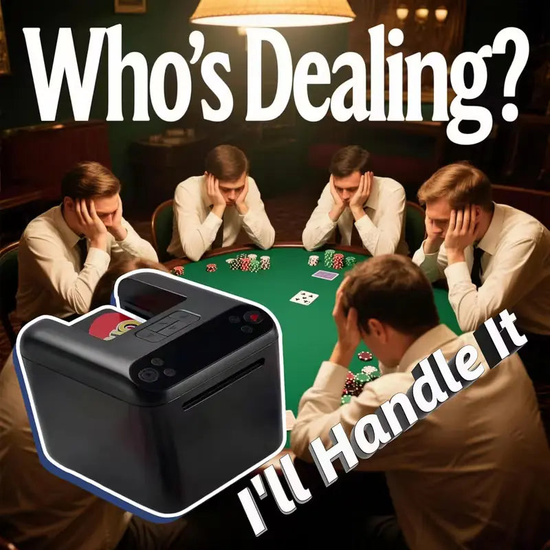 Automatic Card Shuffler & Dealer Machine