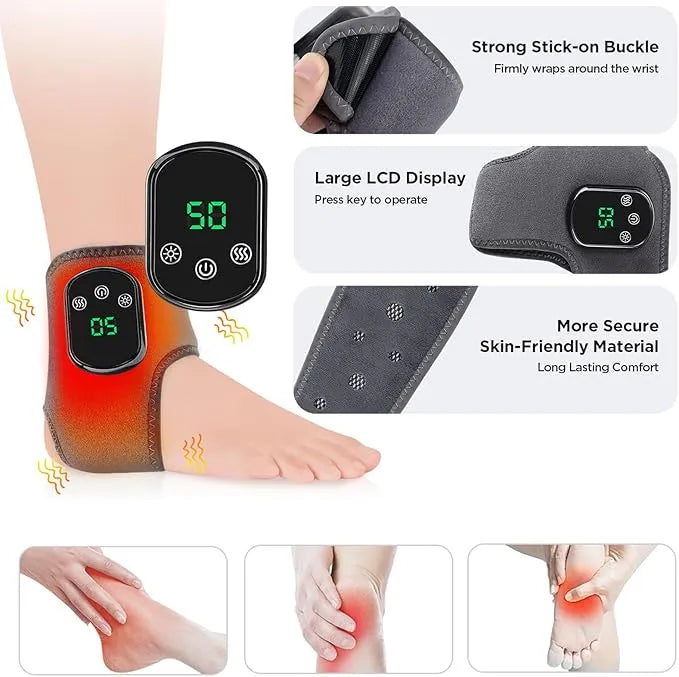 Ankle Massager & Cordless Ankle Heating Pad