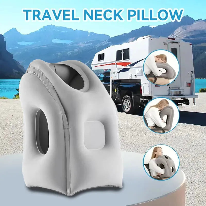 Inflatable Sleeping Travel Pillow