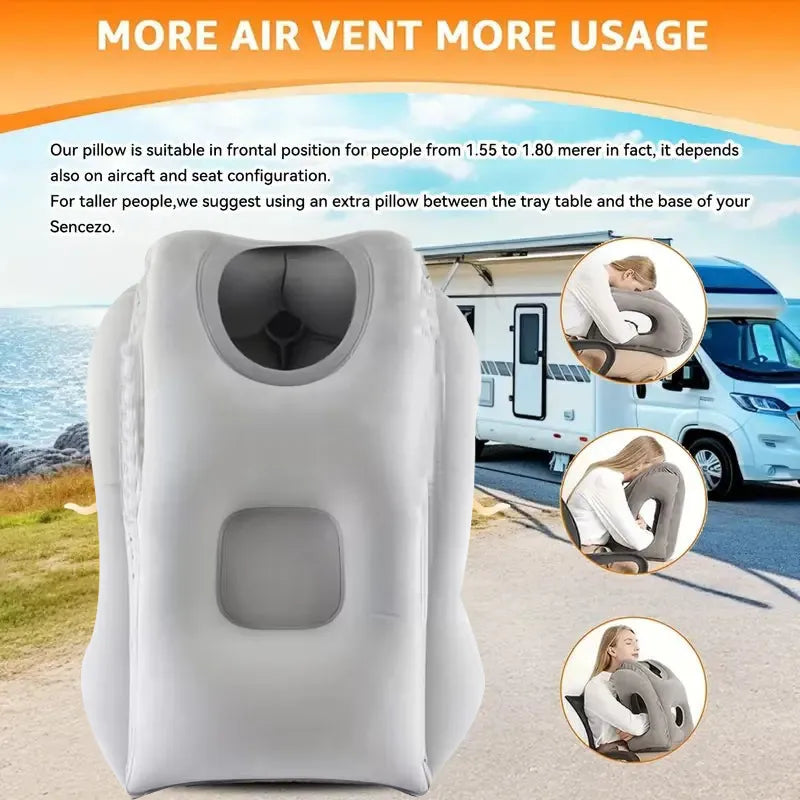 Inflatable Sleeping Travel Pillow