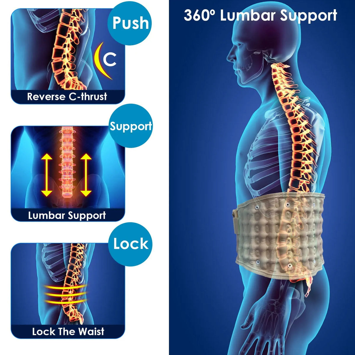Spinal Air Traction Belt
