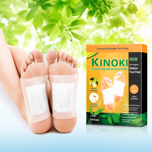 Kinoki Detox Foot Patches | Herbal Foot Pads for Relaxation & Overnight Foot Care