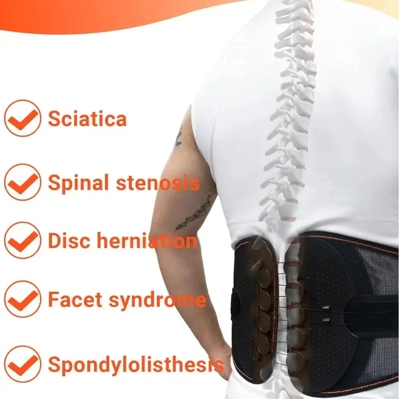 Adjustable Lumbar Support Belt