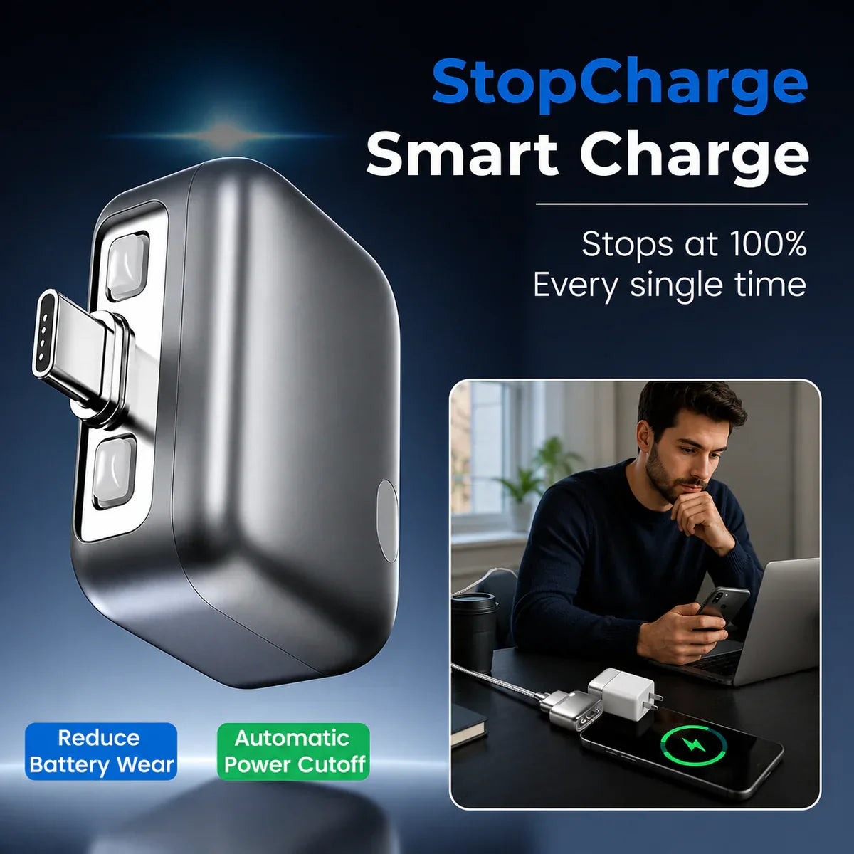 Type-C Full Charge Separator Fast Charger
