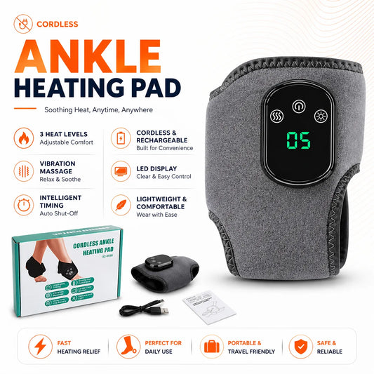 Ankle Massager & Cordless Ankle Heating Pad