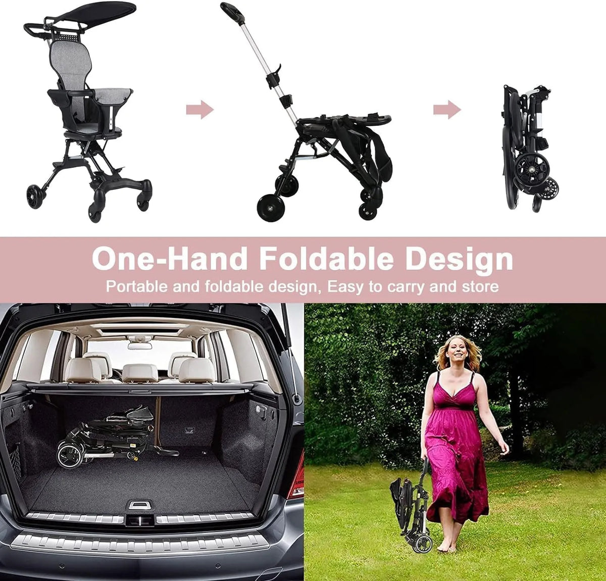 Foldable & Light Weight Baby Stroller