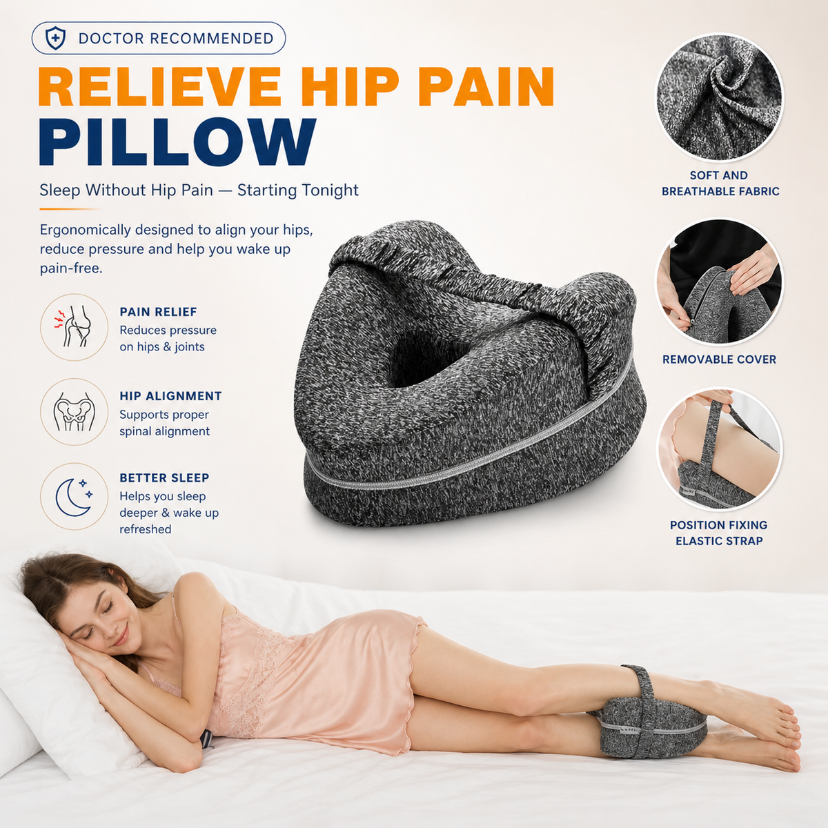 Relieve Hip Pain Pillow