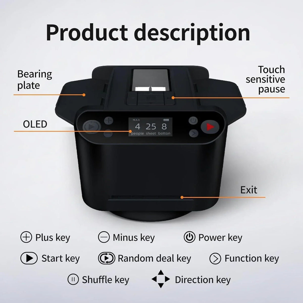 Automatic Card Shuffler & Dealer Machine